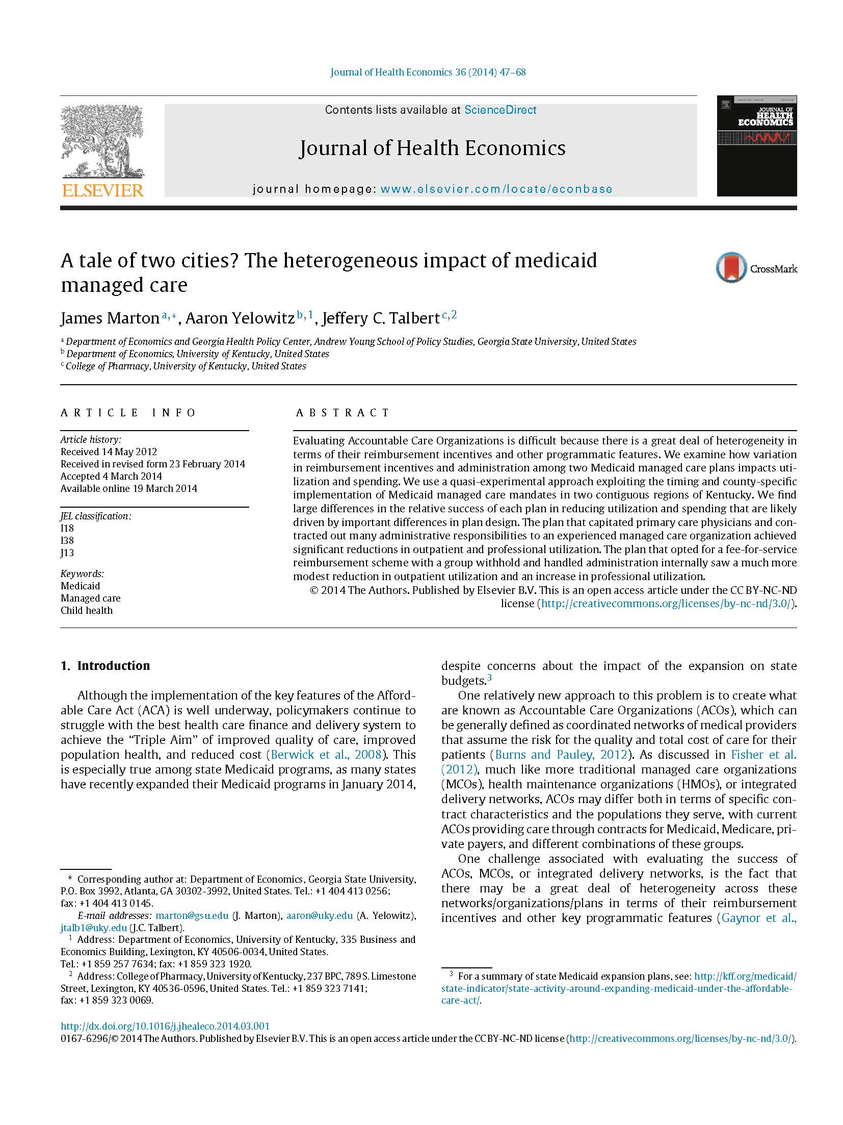 Phd thesis topics in health economics